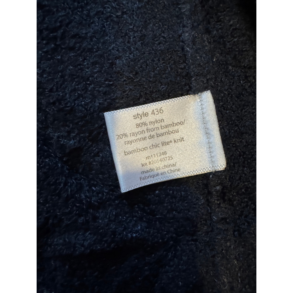 Barefoot Dreams Women's Cardigan L Gray Black Ombre - Picture 4 of 6